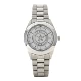 Oakland Athletics Ladies Child Sapphire Series Crystal Platinum Watch - MLB Baseball by Game Time