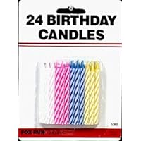 Fox Run Birthday Candle, Set of 24