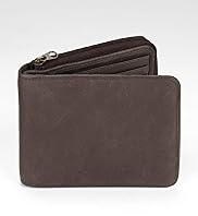 Leather Zip Coin & ID Hip Wallet