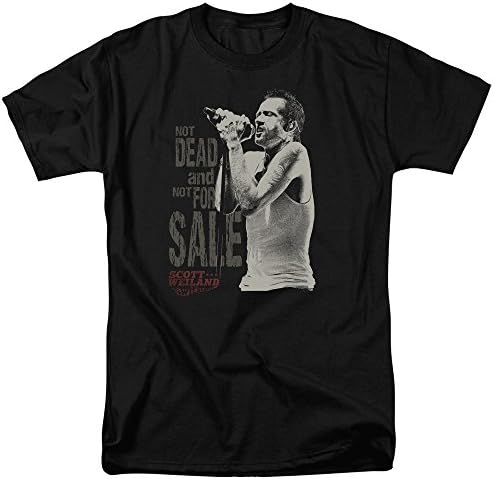 Scott Weiland - Mens Not Dead T-Shirt, Size: X-Large, Color: Black