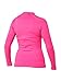 Roxy Women's Whole Hearted Long Sleeve Rash Guard, Pink, 6-S