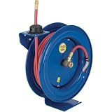 Coxreels P Series Air/Water Hose Reel with Hose - 1/4in. x 50ft., Model# EZ-P-LP-150 41orQmUDKvL. SL160 Coxreels
