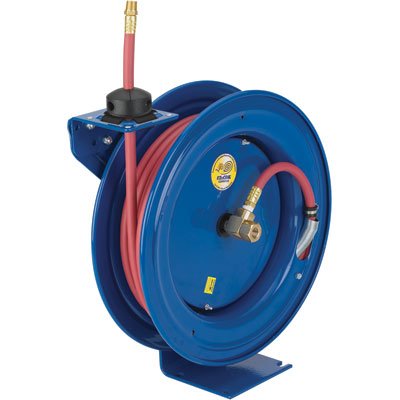 41orQmUDKvL Coxreels P Series Air/Water Hose Reel with Hose 1/4in x 50ft Model EZ P LP 150