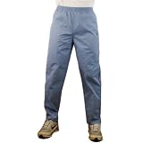 Mens baby blue Champion basketball track pants. Very high quality polyester training warm up pants with zip up seams and small logo embroidered on the front.