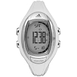 Adidas Women's ADP3098 White Resin Quartz Watch with Digital Dial