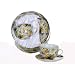 Caldo-Freddo CFS905-5 Flower Collection Large 16 oz Cup and 7 Inch Saucer Set - Basodino