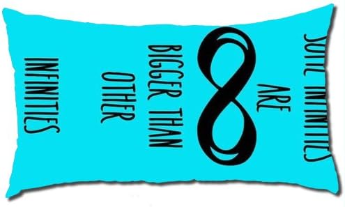 Long Pillow Cases, Some Infinities are Bigger Than Other Infinities Body Pillow Polyester Cases in 40 * 70 CM- Only Case