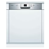 Bosch SMI50M75EP teilintegrierbarer Geschirrspüler / A+ A / 12 Maßgedecke / 46 db / Edelstahl / AquaStop / DosierAssistent