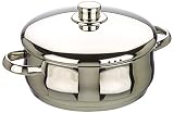 Ibili - 662028 - Faitout Bombé avec Couvercle Inox