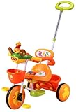 くまのプーサン かじとりトーク三輪車 オレンジ