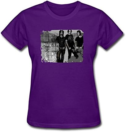 FUSHUO20WTW Women's Sixx:A.M. You Have Come to the Right Place T-shirt Size XXL Purple