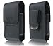 Premium Vertical Leather Pouch Case with Belt Clip for Apple iPhone 4S 4-S