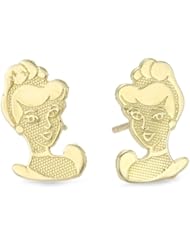 Disney Cinderella 10kt Gold Girls Stud Earrings