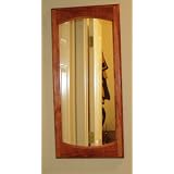 (WM-318) Solid Wood Double Roman Arch Style Wall Mirror 14w x 18h, Enamel Finish or stain finish, Easy to hang with two... by WG Wood Group