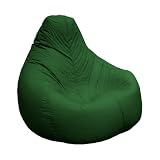 Designer Gaming Recliner GREEN - Outdoor & Indoor Beanbag (water resistant)