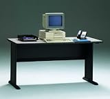 60 Inch Desk In Slate Frame With Gray Surface - Modular Office Furniture