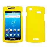 EMPIRE Yellow Rubberized Snap-On Cover Case for AT&T Samsung Captivate i897 ....