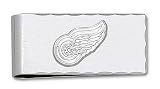 LogoArt Detroit Red Wings Silver Money Clip