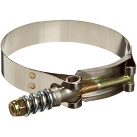 Murray Steel Spring-Load Hose Clamp with Steel Screw, 3.28"-3.58", 3/4"W, 50-60 lbs Torq