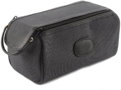 City Style Twin Zip Box Shape Holdall for Men by Danielle Creations - Made in England