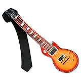 Gibson Les Paul Shaped Tie by Why-Knot - Black Silk