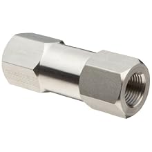 Parker C Series Stainless Steel 316 Check Valve, 0.33 psi Cracking Pressure, NPT Female