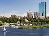 The John Hancock Tower and City Skyline Across the Charles River, Boston, Massachusetts, USA Photographic Poster Print by Amanda Hall, 12x16