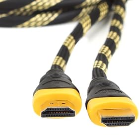 DATASTREAM 6' Premium 24k Gold Plated High-Speed HDMI 1.4 Cable with Ethernet and 1080P 3D Support for LG Infinia , Panasonic Viera , Vizio , Samsung and more LED & LCD HDTV's