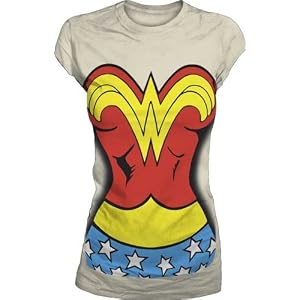 DC Comics Wonder Woman Costume Juniors' T-shirt