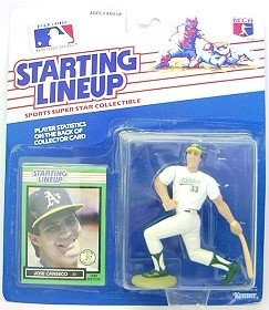 Oakland Athletics Jose Canseco 1989 Starting Line-Up