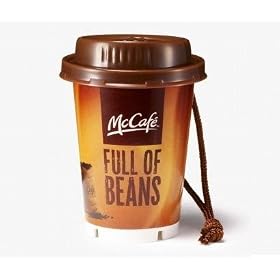 McDonald's FOOD STRAP�^�}�N�h�i���h �t�[�h�X�g���b�v ��1�e �y6.�v���~�A�����[�X�g�R�[�q�[(M)�z(�H��) �L���F�ق�