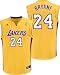 Kobe Bryant Jersey: adidas 2010 Gold Replica #24 Los Angeles Lakers Jersey