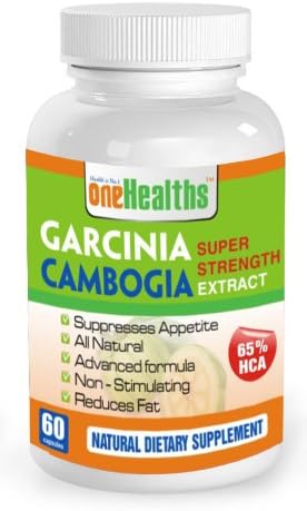 Super Strength Garcinia Cambogia Extract, the Strongest Capsules with 65% HCA Plus Highest Potassium, Chromium and Calcium for Superior Nutritional Health. 100% Natural, Best Weight Loss Supplement for Men and Women ** Made in USA ** (Fda Approved - GMP Standard)