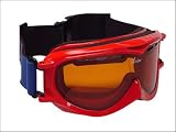 Divine FROST Snow Goggles - Shiny Red Frame/Amber Lens