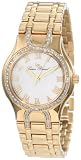 Lucien Piccard Women's 28115YL Diamond Accented Mother-Of-Pearl Dial Gold Tone Stainless Steel Watch
