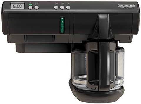 Black & Decker Space Maker 12-Cup Programmable Coffee Maker, Black by Black & Decker