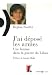 J'ai d�pos� les armes : Une femme dans la guerre du Liban