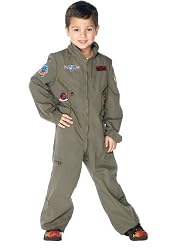 Top Gun Boys Flight Suit Childs Costume