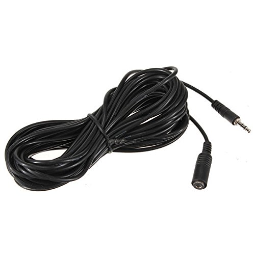 TOOGOO(R) 32Ft/10M 3.5mm IR Repeater Extension Cable Extender Wire for Infrared Receiver