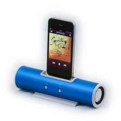 Blau-Lautsprecher - Tragbare Lautsprecher & iPod Docking Station f�r iPhone 2G, iPhone 3G, iPhone 3GS, iPod Classic 1., 2., 3., 4., 5., 6. Generation, Touch 1., 2., 3. Generation, iPod Nano 1., 2., 3., 4., 5. Generation, iPod Shuffle der 1., 2. Generation