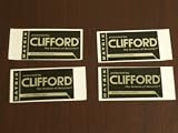 DECALS 4 CLIFFORD CAR ALARM SECURITY STICKER WINDOW DECAL