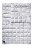 Billerbeck 2160160003 Faserdecke 321 Carat Duett, 155 / 220 cm wei&szlig;