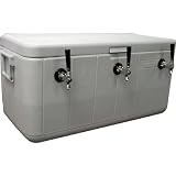 Triple Faucet Cooler - 120' Stainless Steel Coils