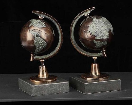 Globe Bookends