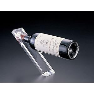 Curved Acrylic Single Bottle Stand