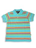 E-Land - Boys Short Sleeved Polo Shirt, Turquoise