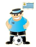 Football Mascot Uruguay - 24
