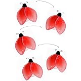 Red Glitter Ladybug Mobile Decorations - Ladybugs Hanging Nylon Nursery... by Bugs-n-Blooms