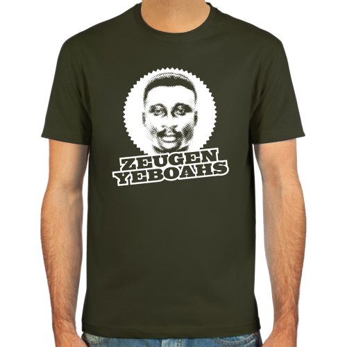 T-Shirt Anthony “Tony” Yeboah ::: Farbauswahl: skyblue, sand, deepred, schwarz, oliv oder navy ::: Fußball-Kult