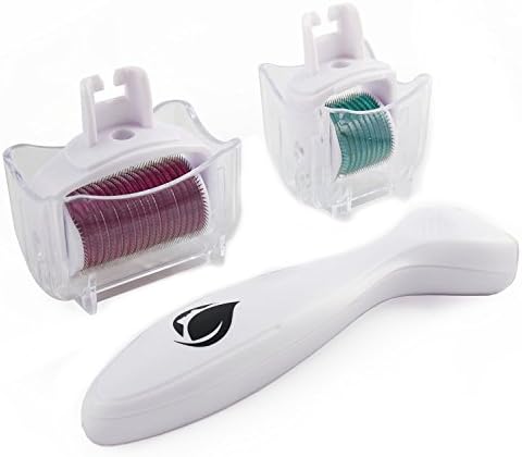 Original Full Dermal Body Roller Kit + BONUS eBook and Video Tutorials (1.0 mm + 1.5 mm) - For Scars, Wrinkles, and Stretch Marks